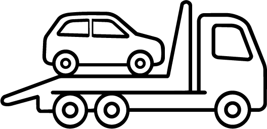 Plateau et dépanneuse