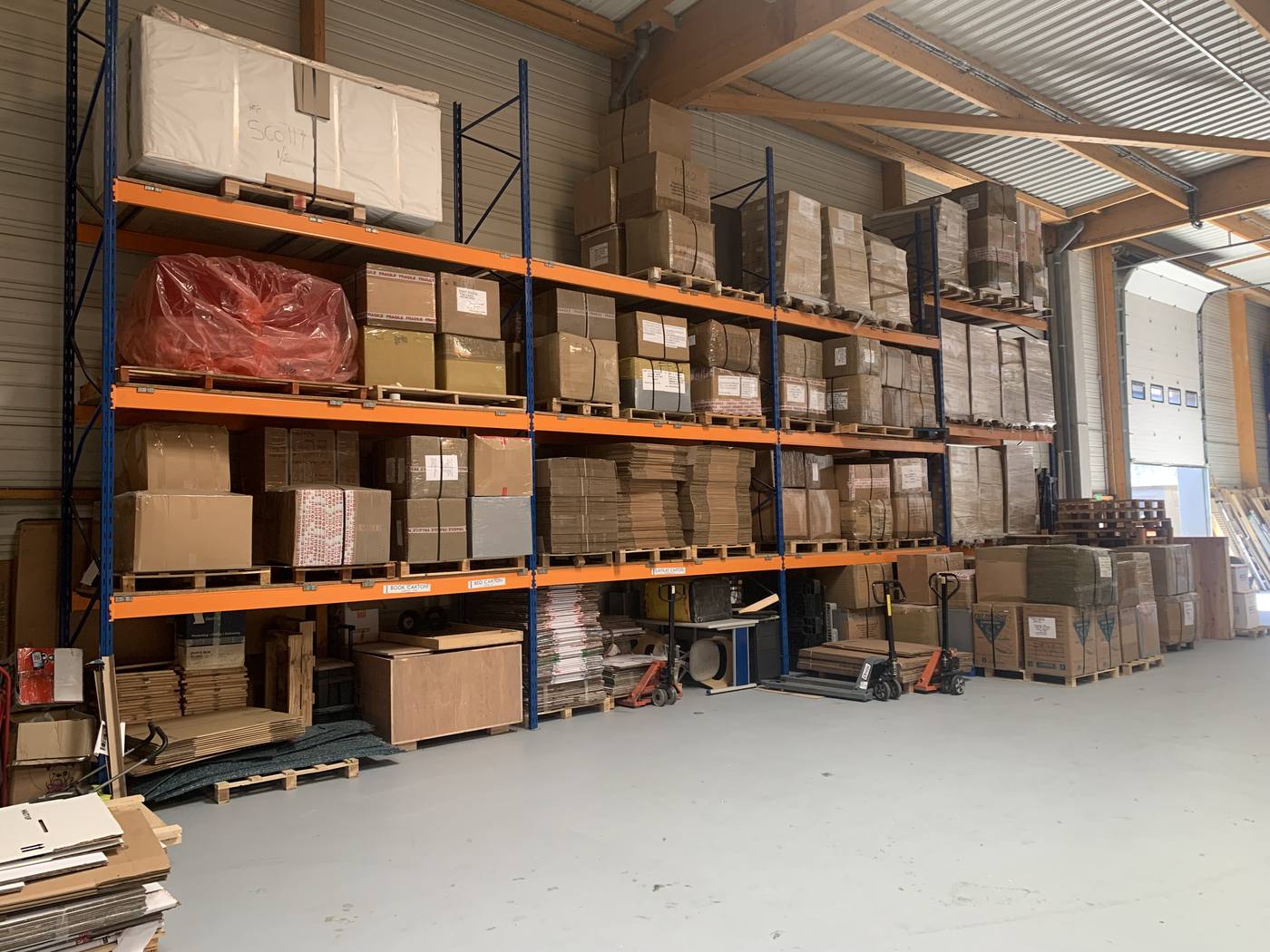 Cartons et matériel d'emballage